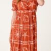 Sunset Shores Starfish Maxi Dress