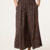 Bandana Print Wide Leg Trousers