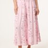 Bandana Print Wide Leg Trousers
