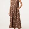 2026/05/1000432422.jpg Willow Leaf Print Wide Leg Jumpsuit
