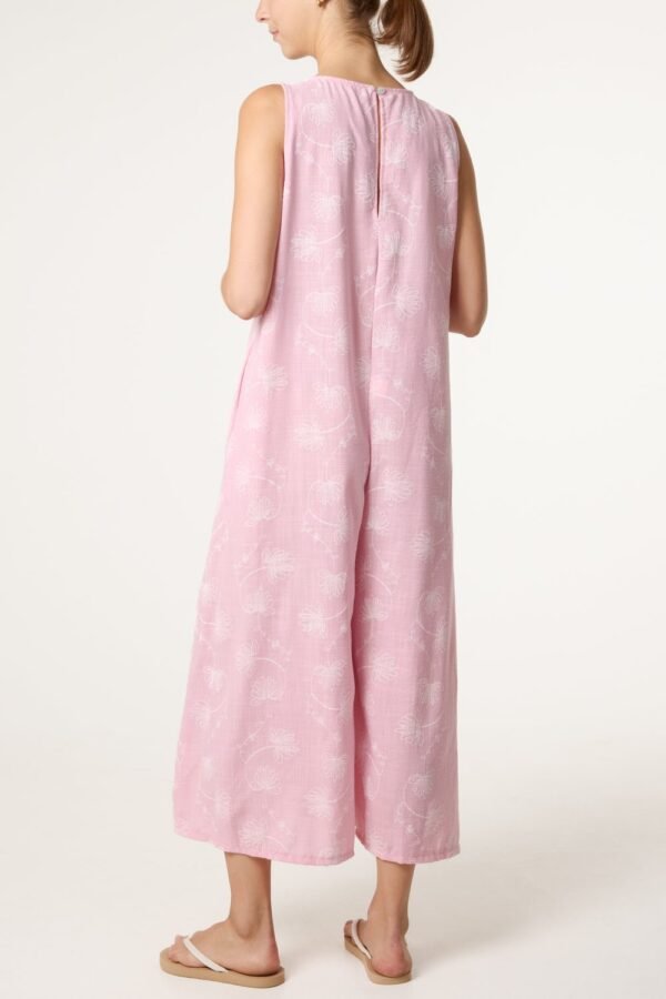 2026/05/1000432425.jpg Willow Leaf Print Wide Leg Jumpsuit