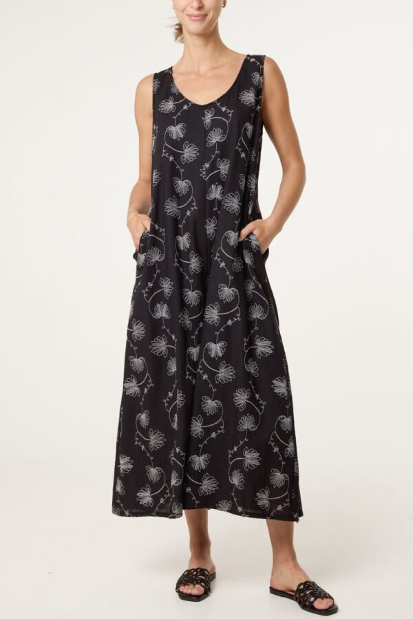 2026/05/1000432426-1.jpg Willow Leaf Print Wide Leg Jumpsuit
