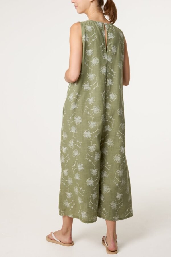 2026/05/1000432429.jpg Willow Leaf Print Wide Leg Jumpsuit