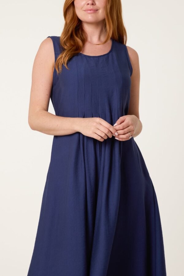 2026/05/1000434434.jpg Navy Round Neck Midi Dress