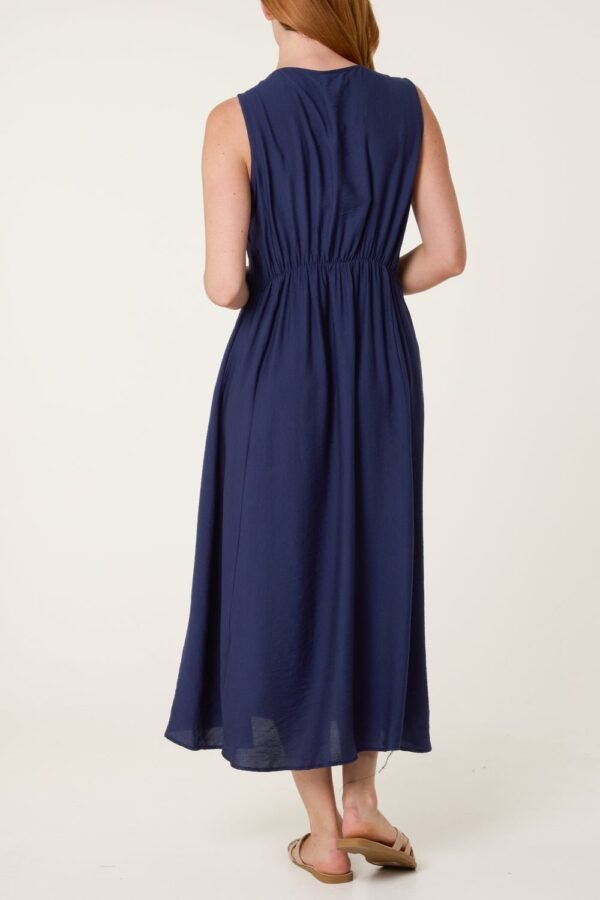 2026/05/1000434435.jpg Navy Round Neck Midi Dress