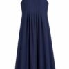 2026/05/1000434553.jpg Navy Round Neck Midi Dress