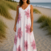 2026/05/1000436896.png Floral print Midi V-Nevk Dress