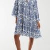 2026/05/1000438113.jpg Tiered Smock Multi Print Dress