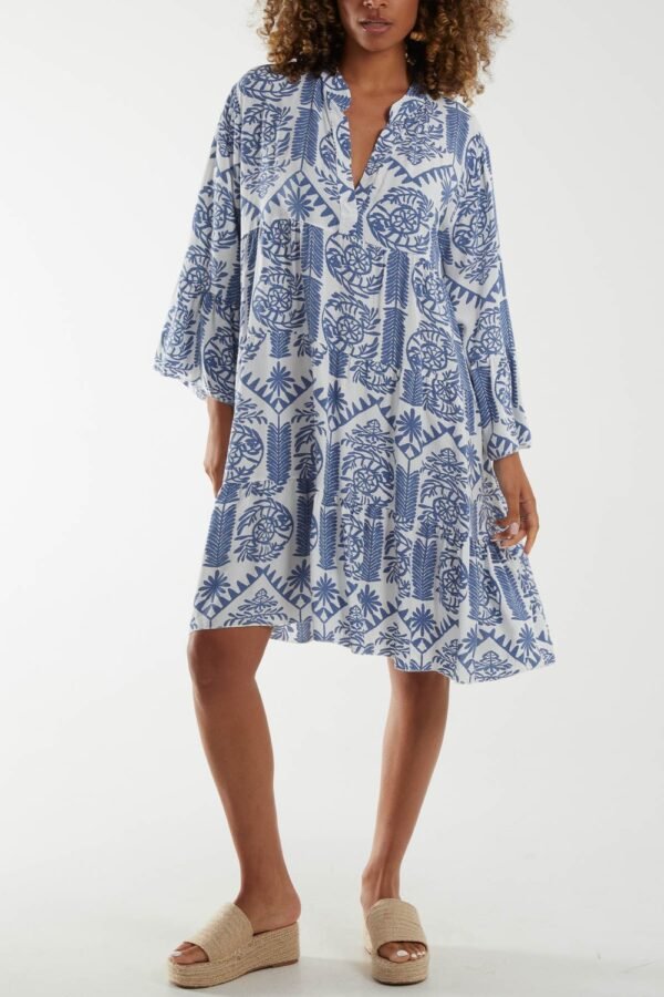 2026/05/1000438113.jpg Tiered Smock Multi Print Dress
