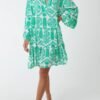 Tiered Smock Multi Print Dress