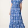 2026/05/1000439095.jpg Blue Tie Front Starfish Maxi Dress