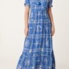 2026/05/1000439097.jpg Blue Tie Front Starfish Maxi Dress