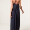 Crossed Back Cami Strap Midi Dress