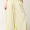 Patterned Wide Leg Trousers