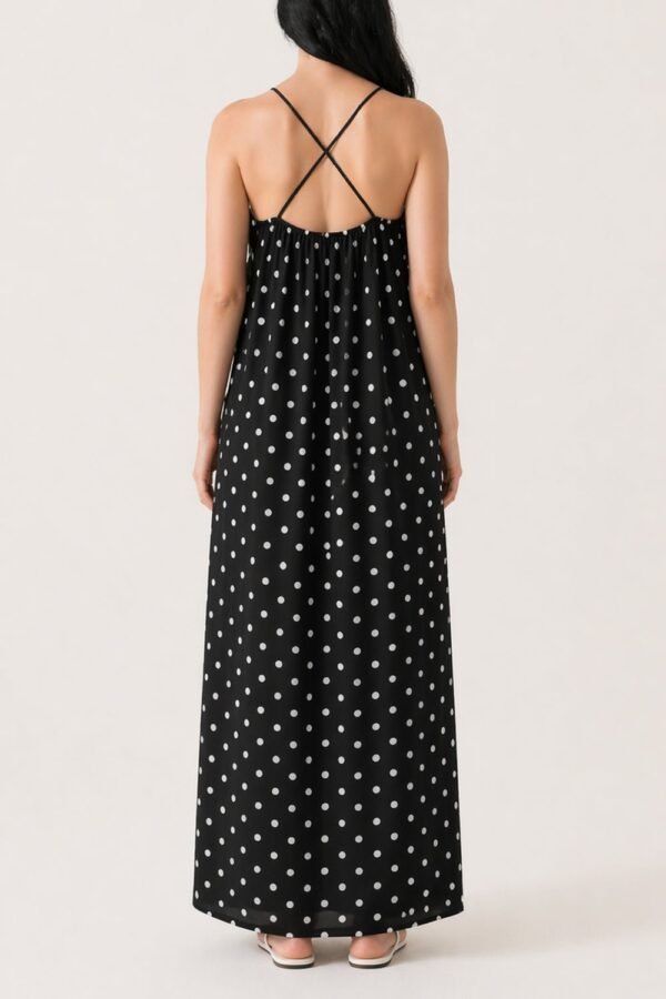2026/06/1000441581.jpg Polka Dot Maxi Cami Dress – Black & White / White & Black