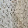 Crochet Diamond Top – Cream & White
