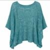 Popcorn Crochet Poncho Top
