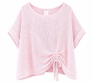 2026/06/1000442447.jpg Mesh Washed Linen Ruched Top – One Size