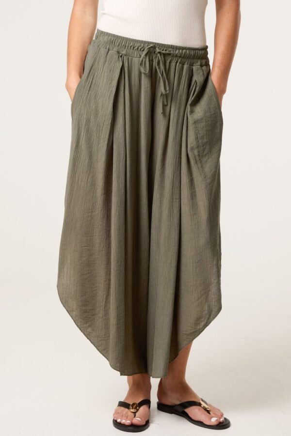 Side Split Harem Trousers