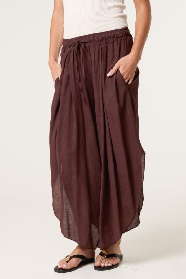 Side Split Harem Trousers