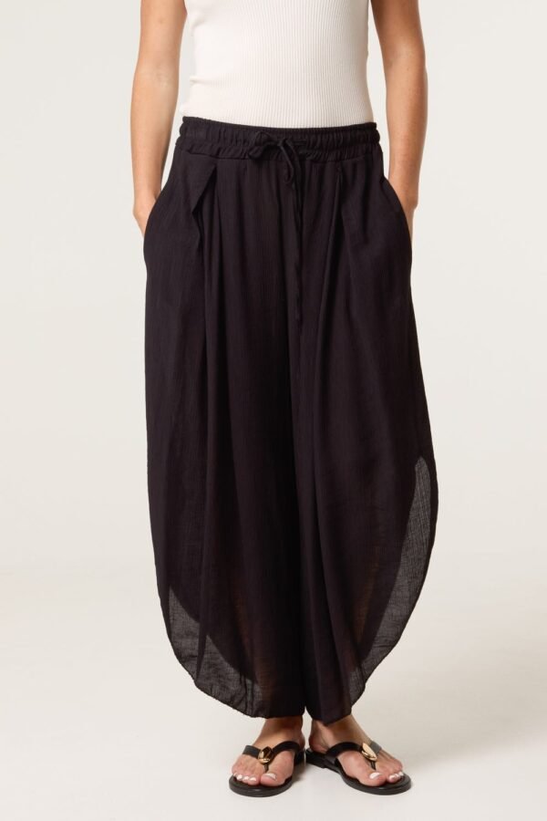 Side Split Harem Trousers