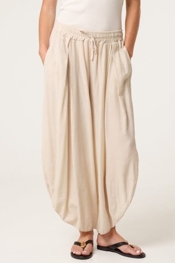 Side Split Harem Trousers