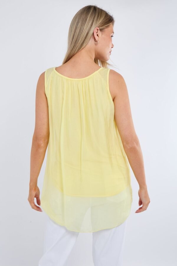 2026/06/1000443666.jpg Silk Lined Vest With Heart Pendant