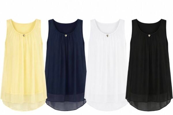 2026/06/1000443669.jpg Silk Lined Vest With Heart Pendant
