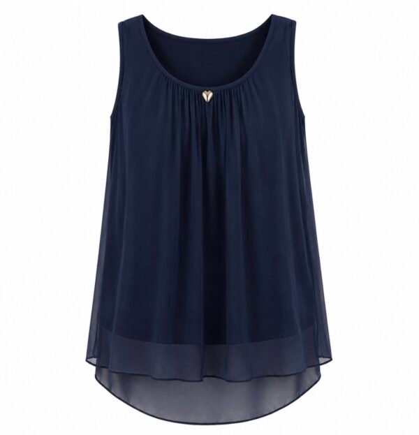 2026/06/1000443675-1.jpg Silk Lined Vest With Heart Pendant