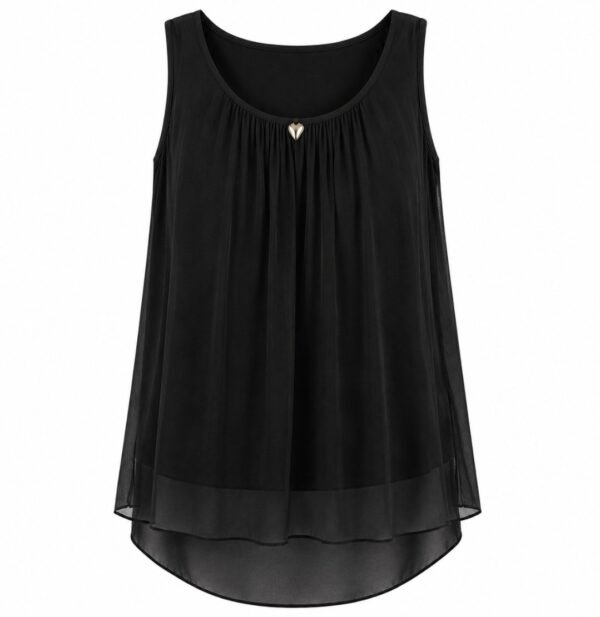 2026/06/1000443701-1.jpg Silk Lined Vest With Heart Pendant