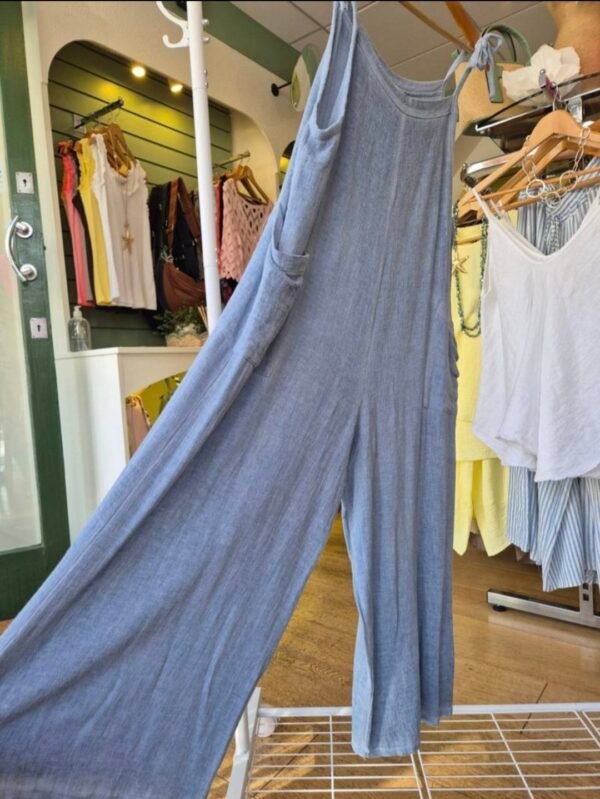 Washed Linen Jumpsuit