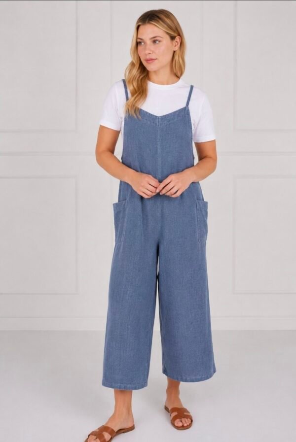 Washed Linen Jumpsuit