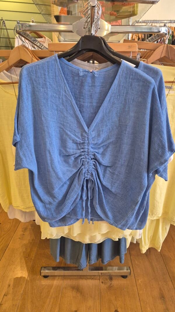 2026/06/1000449222-scaled.jpg Sienna Ruched Linen Blend Top