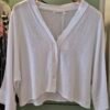 Linen Blend Button Cardigan