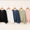 Linen Blend Button Cardigan