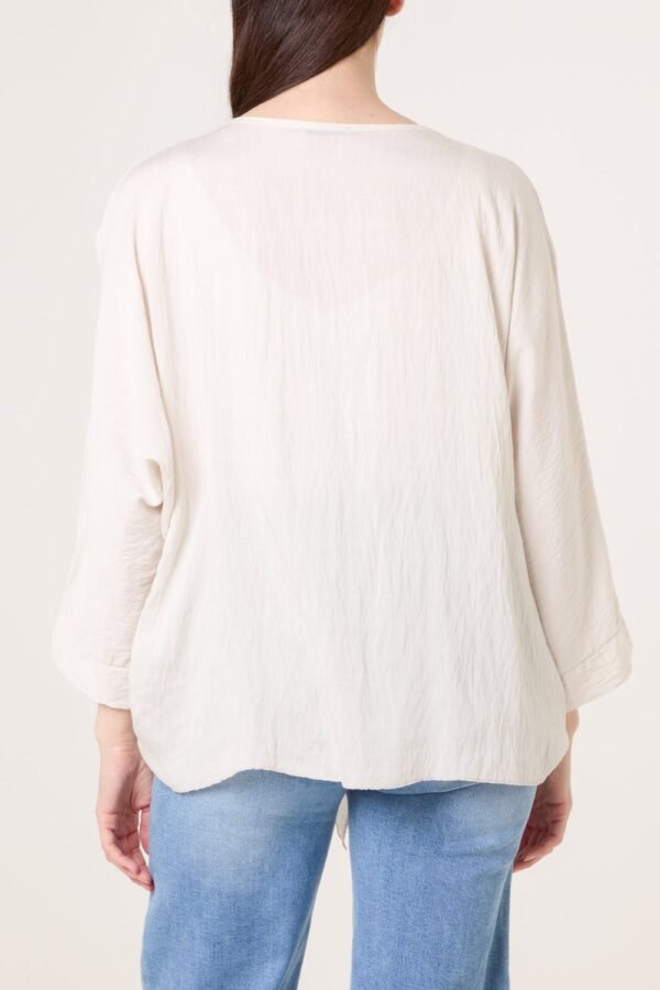 Lightweight Tie Front Kimono Shrug