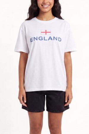 England T- Shirt 100% Cotton