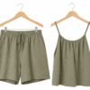 Cheesecloth Cami & Shorts Co-Ord Set – One Size