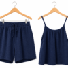 Cheesecloth Cami & Shorts Co-Ord Set – One Size