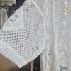White Crochet Boho Top – One Size