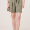Khaki Cotton Shorts
