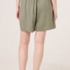 Khaki Cotton Shorts