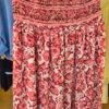 Floral Print Shirred Bust Bandeau Dress