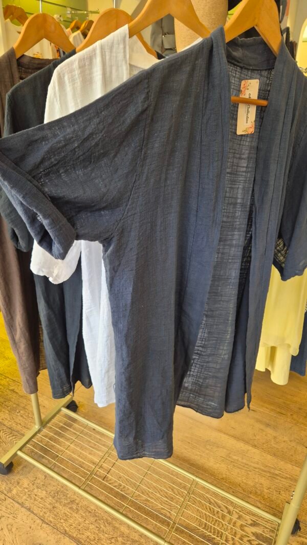 Cotton Open Front Kimono