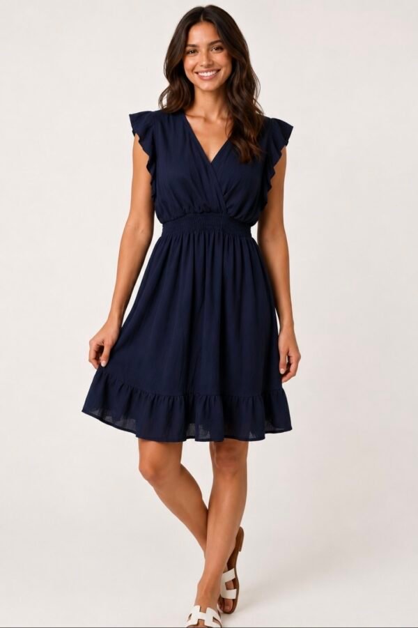 Flutter Sleeve Dress