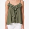 Frill Front Cami Top