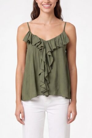 Frill Front Cami Top