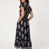 Stella Morgan Navy Printed Maxi Dress