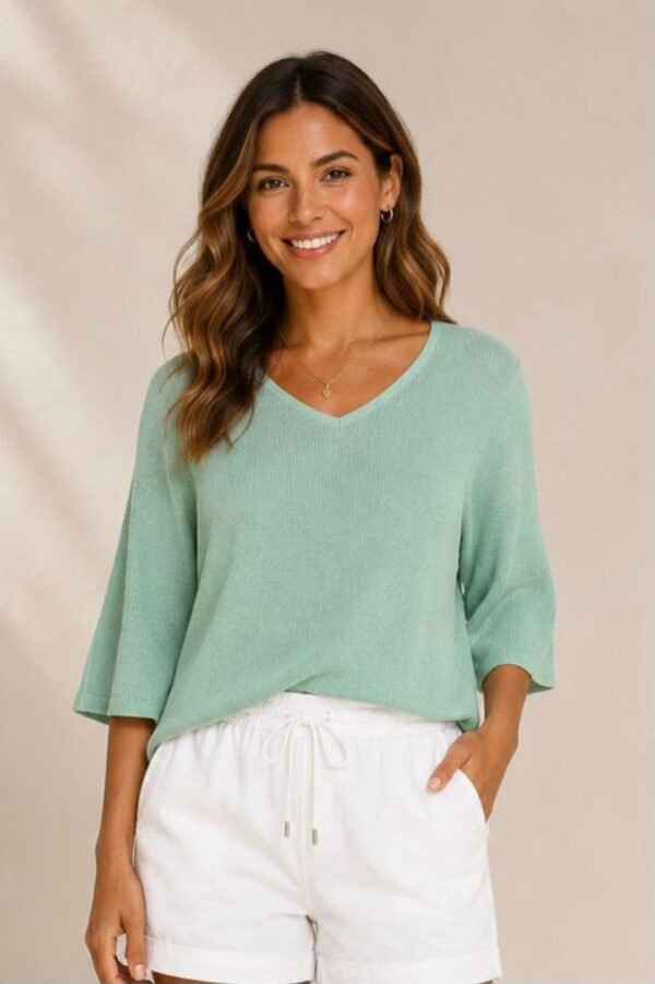Lightweight V-Neck Knit