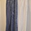Washed Linen Cropped Trousers